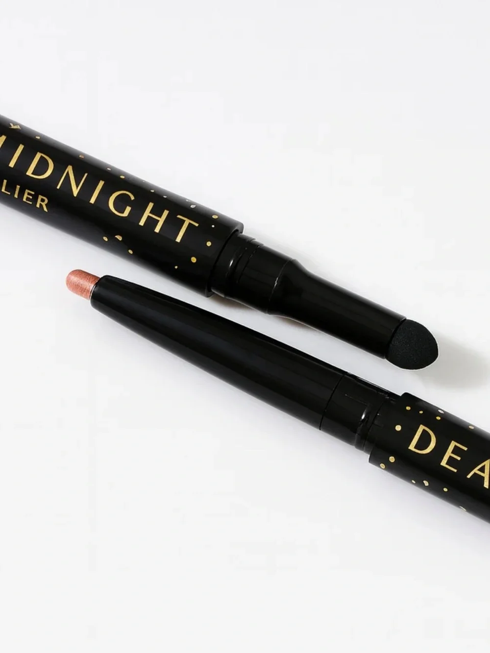 NEW DEAR MIDNIGHT DUAL-ENDED EYESHADOW STICK + BLENDER | PEACH BELLINI